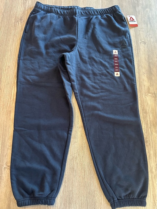Reebok Other - Reebok Men’s Fleece Jogger Sweatpants Denim Blue Size XXL Pockets NEW WITH TAGS.